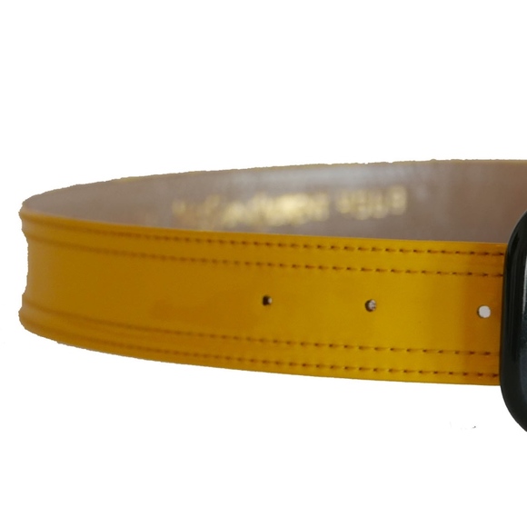 YVES SAINT LAURENT Belt in YELLOW!
